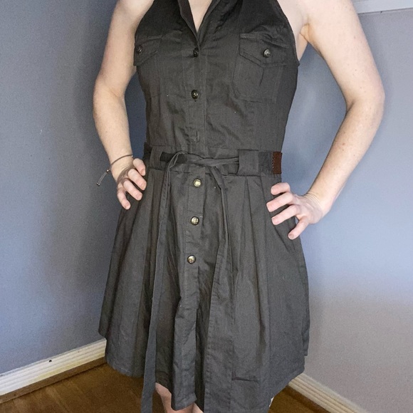 Shirt dress, belted, small - Picture 4 of 4